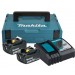 Makita 197952-5 BL1830B 2x Akumulator z ładowarką DC18RC, MakPac1