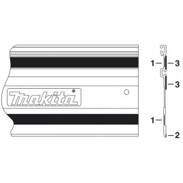 Makita 413101-9 Taśma ślizgowa do listwy prowadzącej 1400mm