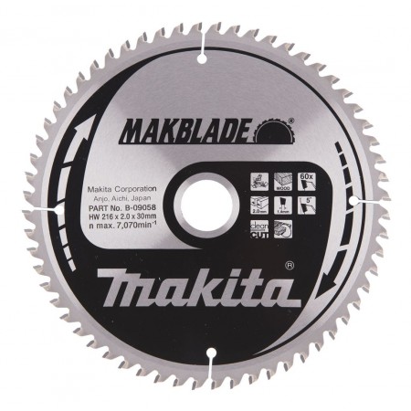 Makita B-32839 Tarcza tnąca 216 x 30 mm, 60 =old B-09058