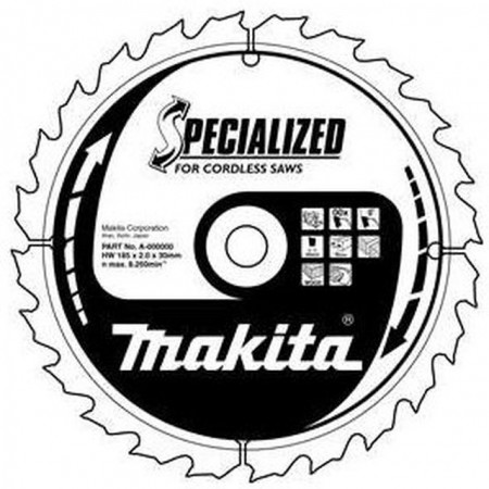 Makita B-09139 Tarcza tnąca do pilarek akumulatorowych 136x10mm 24 Z