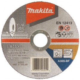 Makita B-46931 Tarcza tnąca 125x1.6x22