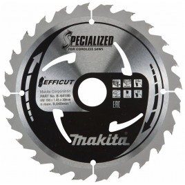 Makita B-64191 TCT Efficut Tarcza tnąca 190mmx30mm 24Z =old B-64185