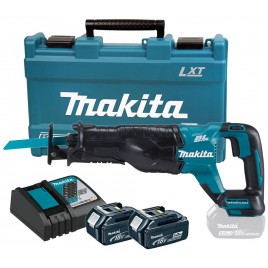 Makita DJR187RTE Piła szablasta akumulatorowa Li-ion LXT (18V/2x5,0Ah) walizka