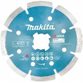 Makita E-02060 X-LOCK Tarcza diamentowa 115x22,23mm