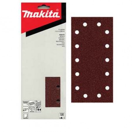 Makita P-43131 Papier szlifierski 115 x 229 mm, K100, 50 Szt.