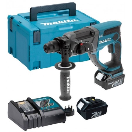 Makita DHR202RTJ Aku Młotowiertarka Li-ion LXT (2x5,0Ah/18V) Makpac Makita DHR202RTJ Aku Młotowiertarka Li-ion LXT (2x5,0Ah/18V) Makpac
