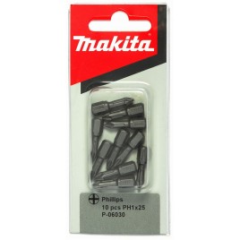 Makita P-06030 Końcówka wkrętakowa,bity PH1, 25mm, 10Szt.