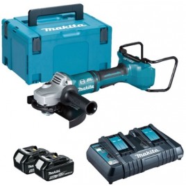 Makita DGA900PT2 Aku szlifierka kątowa 230mm, Li-ion (2x18V/5,0Ah)