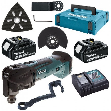Makita DTM51RFJX1 Aku MultiTool narzędzie wielofunkcyjne (18V / 2 x 3,0Ah) Makpac Makita DTM51RFJX1 Aku MultiTool narzędzie wielofunkcyjne (18V / 2 x 3,0Ah) Makpac