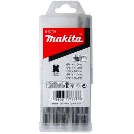 Makita D-00795 SDS-Plus Zestaw wierteł 5-8mm 5 szt
