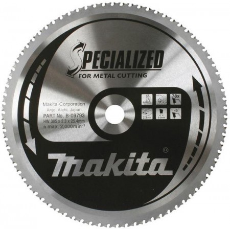 Makita B-33467 Piła tarczowa do stali 305/25,4/2,3mm, 78 zębów