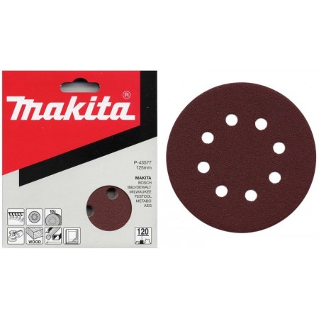 Makita P-43583 Papier szlifierski 125 mm 10 szt