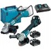 Makita KIT10216 Zestaw DGA900Z + DGA504Z + 3x BL1850B + DC18RD