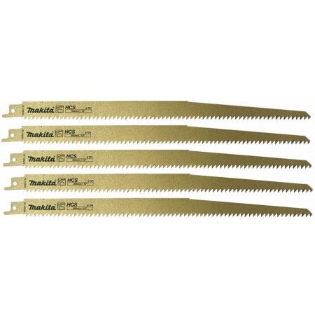 MAKITA B-16829 Brzeszczot do drewna BiM, 305 mm, 5 szt.