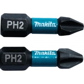 Makita B-63616 Bit wkrętakowy udarowy 1/4" Impact Black PH2, 25mm/2ks
