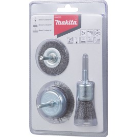 Makita D-66070 Zestaw szczotek drucianych do metalu/ 3 szt