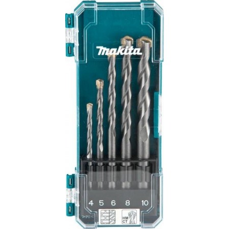 Makita D-72877 Zestaw wierteł cylindrycznych do betonu 4-10 mm, 5 szt