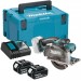 Makita DCS552RTJ Akumulatorowa przecinarka do metalu 136mm, Li-ion LXT (2x5,0Ah /18V)