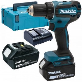 Makita DDF485SFJ Wkrętarka akumulatorowa Li-ion LXT (18V/2x3,0Ah) Makpac