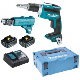Makita DFS452TJX2 Akumulatorowa wkrętarka Li-ion LXT (18V/2x 5,0Ah) Makpac