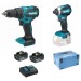Makita DHP490+DTD153 Li-ion LXT zestaw akumulatorowy (18V/2x3,0Ah) + Makpac
