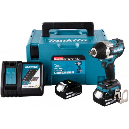 Makita DTW701RTJ Klucz udarowy 1/2" (2x18V/5,0Ah)