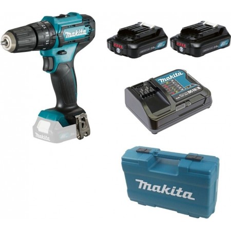 Makita HP333DSAX1 Akumulatorowa wiertarko-wkrętarka udarowa (2x2,0Ah/12V), walizka Makita HP333DSAX1 Akumulatorowa wiertarko-wkrętarka udarowa (2x2,0Ah/12V), walizka