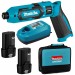 Makita TD022DSE akumulatorowy wkrętak udarowy Li-ion (7,2V/2x1,5Ah)