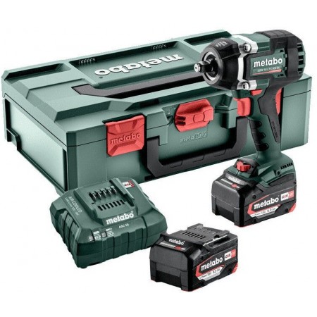 Metabo SSW 18 LTX 800 BL Akumulatorowy klucz udarowy 1/2" (18 V/2x5,2Ah) metaBOX 602403650