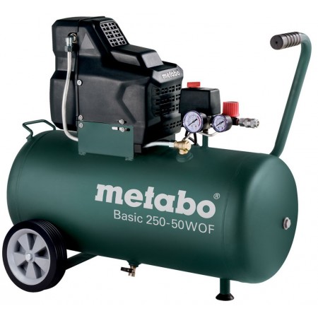 Metabo Basic 250-50 W OF Kompresor (8bar/50 l/ 120l/min) 601535000