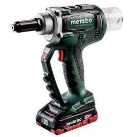 Metabo NP 18 LTX BL Akumulatorowa nitownica pistoletowa (18V/2x4,0Ah) MetaBOX 619002800