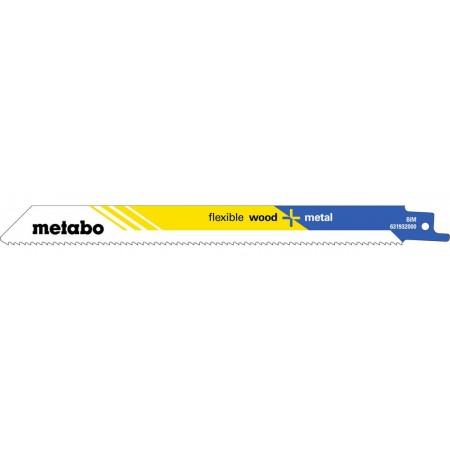 Metabo "Flexible wood+metal" 5 Brzeszczotów szablastych 200 x 0,9 631932000
