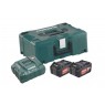 WYPRZEDAŻ Metabo Zestaw podstawowy 2 x 4,0 ah + Metaloc II 685064000 USZKODZONE