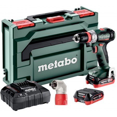 Metabo PowerMaxx BS 12 BL Q Pro Wiertarko-wkrętarka aku (12V/2x4,0Ah)MetaBox 601045920