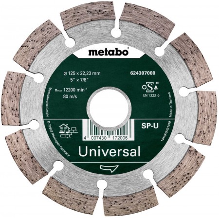 Metabo Diamentowa tarcza tnąca 125x22,23mm SP - U 624296000