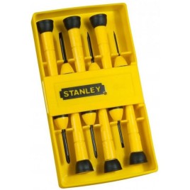 Stanley 0-66-052 Zestaw bimateriałowych wkrętaków zegarmistrzowskich, 6 sztuk