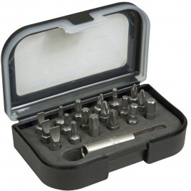 Stanley 1-13-901 1/4" Zestaw bitów 25mm,19 sztuk