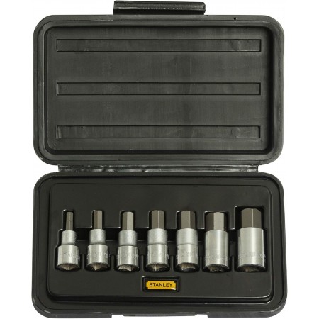Stanley 1-89-099 Zestaw nasadek 1/2" z końcówką sześciokątną 7 sztuk