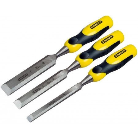 Stanley 2-16-883 DynaGrip Zestaw 3 dłut (12, 18, 25mm) Stanley 2-16-883 DynaGrip Zestaw 3 dłut (12, 18, 25mm)