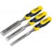 Stanley 2-16-883 DynaGrip Zestaw 3 dłut (12, 18, 25mm)