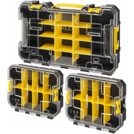 Stanley FMST61150-1 FatMax Pro-Stack Zestaw 3 organizerów (2/3 + 2x1/3) Stanley FMST61150-1 FatMax Pro-Stack Zestaw 3 organizerów (2/3 + 2x1/3)