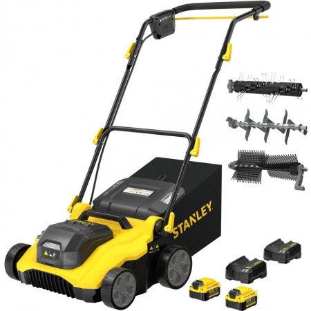 Stanley SCOEP3801M2 FatMax V20 Akumulatorowy wertykulator (38cm/2x18V/2x4,0Ah) Stanley SCOEP3801M2 FatMax V20 Akumulatorowy wertykulator (38cm/2x18V/2x4,0Ah)