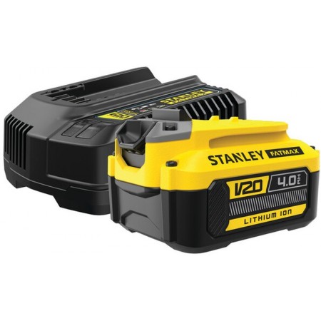 Stanley SFMCB14M1 FatMax Zestaw startowy z baterią i ładowarką V20 4,0Ah Stanley SFMCB14M1 FatMax Zestaw startowy z baterią i ładowarką V20 4,0Ah