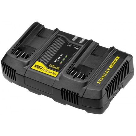 Stanley SFMCB24 FatMax Dwugniazdowa ładowarka V20 4A Stanley SFMCB24 FatMax Dwugniazdowa ładowarka V20 4A