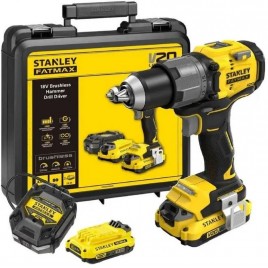 Stanley SFMCD725D2K FatMax V20 Bezszczotkowa wiertarko-wkrętarka (80Nm/18V/2x2,0Ah)