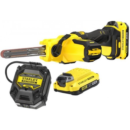 Stanley SFMCE210D2K FatMax V20 Aku pilnik tasmowy 13x457mm (18V/2x2,0Ah)