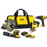 Stanley SFMCK412MDS FatMax V20 Zestaw 4-elementowy (18V/1x2,0Ah/1x4,0Ah), torba