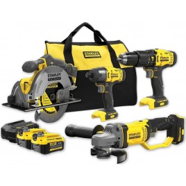 Stanley SFMCK469M2 FatMax V20 Zestaw elektronarzędzi (18V/2x4,0Ah), torba