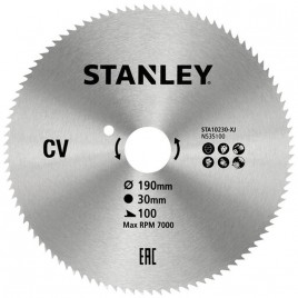 Stanley STA10230-XJ Tarcza pilarska 190x30mm, 100 zębów