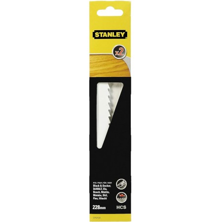 Stanley STA21232 Brzeszczoty HCS do drewna, długość 228mm, 2 sztuki Stanley STA21232 Brzeszczoty HCS do drewna, długość 228mm, 2 sztuki